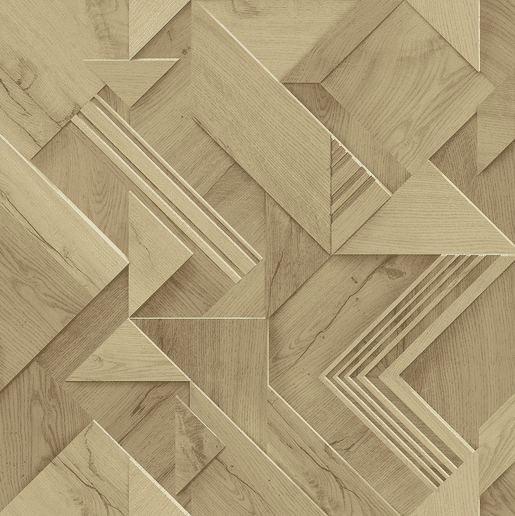 Geometric light brown wood pattern.