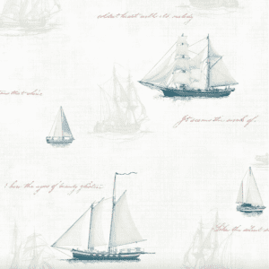 Sailing ships on light beige background.