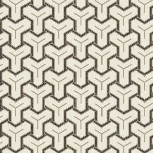 Geometric beige and brown pattern.