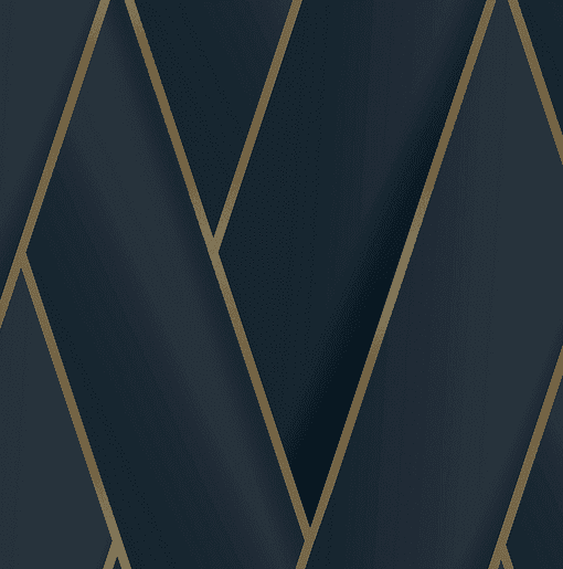 Here's an alt tag for the image: Navy blue geometric wallpaper design.