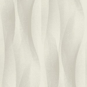 Beige wavy textured fabric wallpaper.