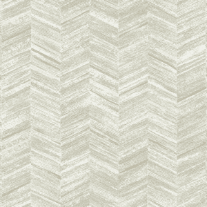 Light gray herringbone textured wallpaper.