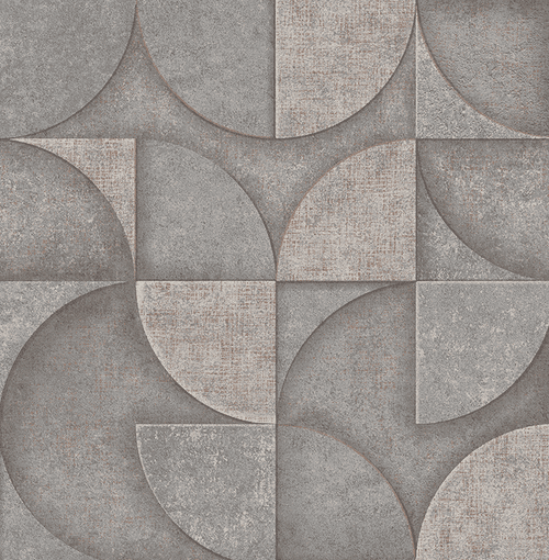 Grey geometric tile pattern background.