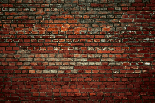 Red brick wall texture background.