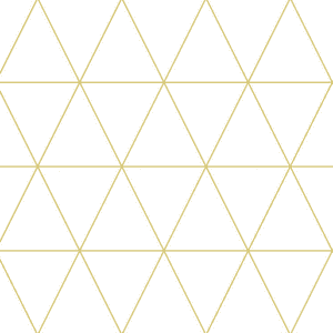 Gold triangle geometric pattern.