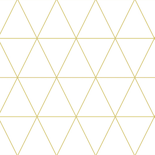 Gold triangle geometric pattern.