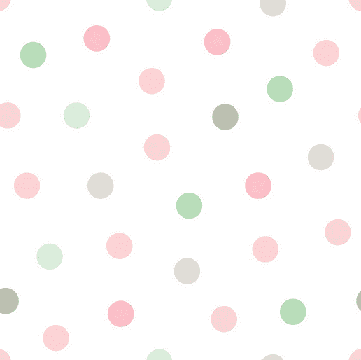 Pastel polka dot seamless pattern.