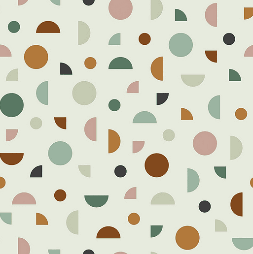 Abstract geometric pattern, pastel colors.