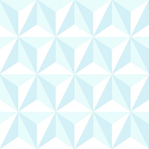 Light blue geometric triangle pattern.