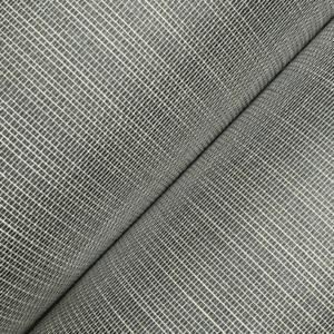 Dark gray gridded fabric texture.