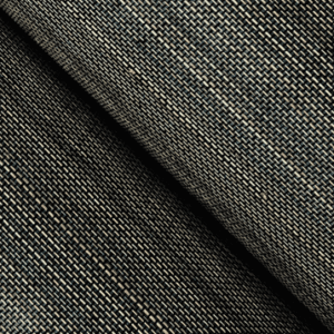 Dark gray woven fabric texture.