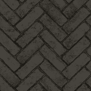 Dark gray herringbone brick pattern.