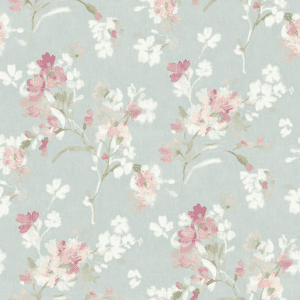 Delicate pink and white floral pattern.