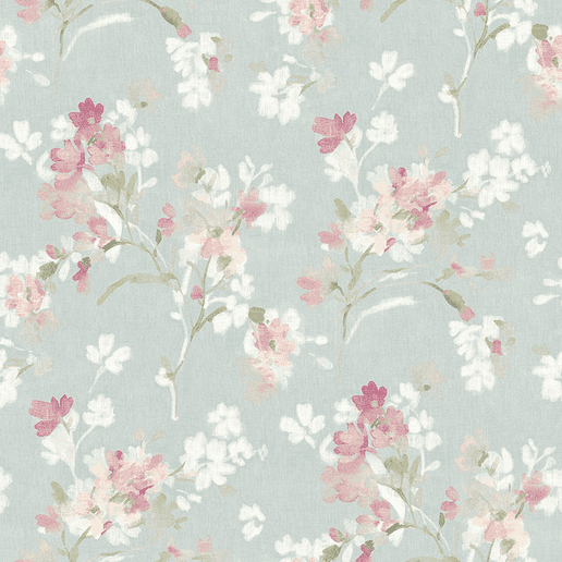 Delicate pink and white floral pattern.