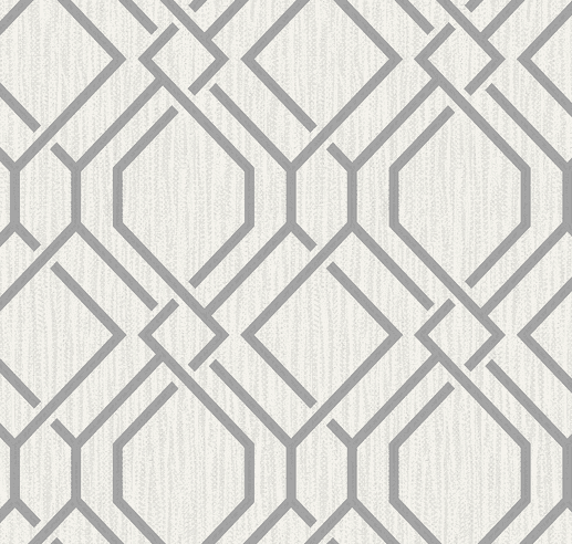 Grey geometric pattern wallpaper.