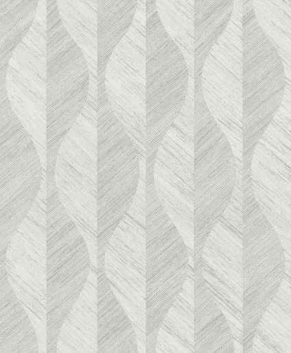 Grey textured leaf wallpaper pattern.