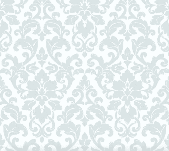 Light blue damask pattern wallpaper.