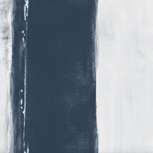 Abstract blue and white painting.