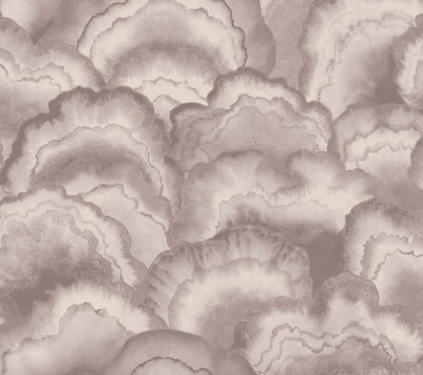 Abstract taupe watercolor cloudscape.