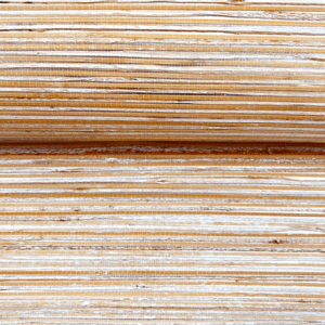 Beige and white striped wallpaper texture.