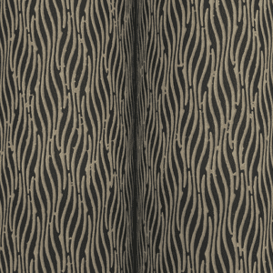 Beige wavy lines on black background.