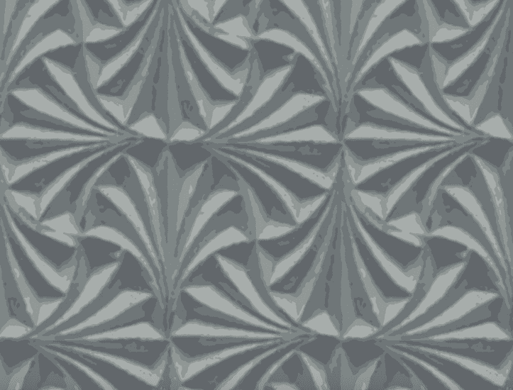 Gray geometric fan pattern texture.