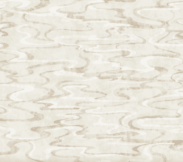 Beige abstract wavy pattern texture.