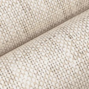 Beige woven fabric rolls texture.