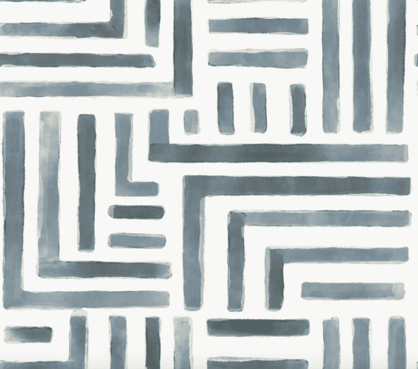 Grey watercolor geometric pattern design.