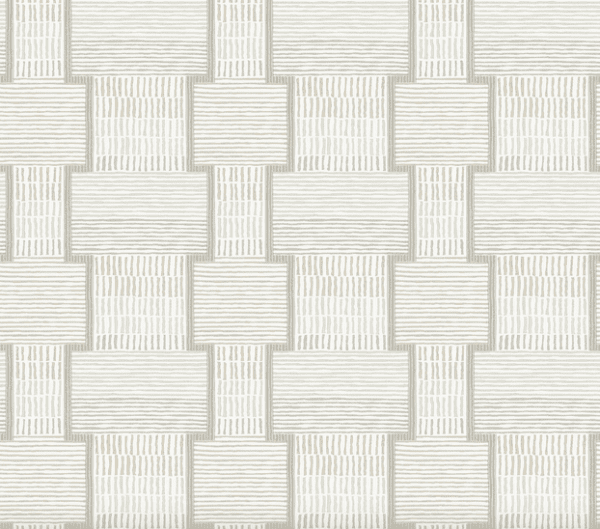 Beige woven textile pattern background.