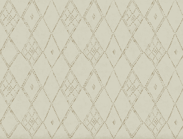 Beige diamond patterned textile design.