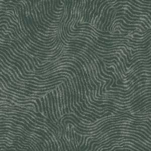 Abstract green wavy line pattern.