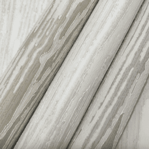 Grey wood grain wallpaper rolls.