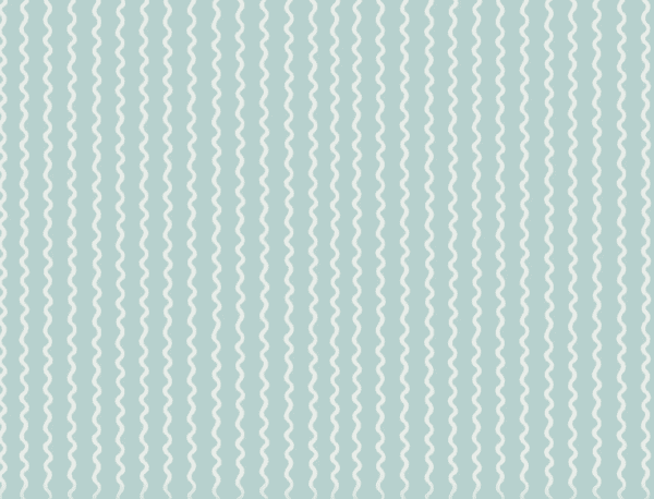 Wavy lines pattern, light blue background.