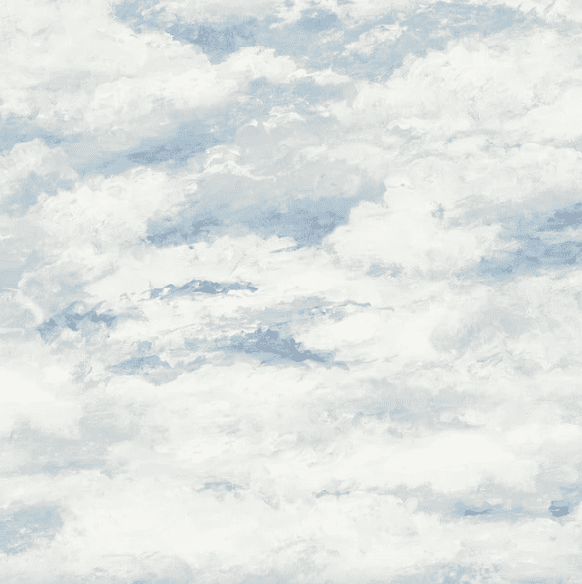 Blue and white cloudy sky texture.