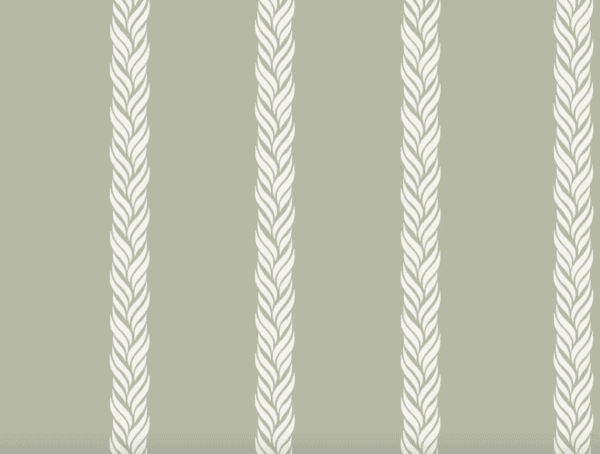 Beige background with white braid stripes.