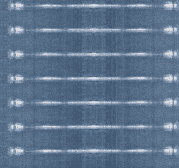 Here's an alt tag for the image: Blue and white striped textile pattern.