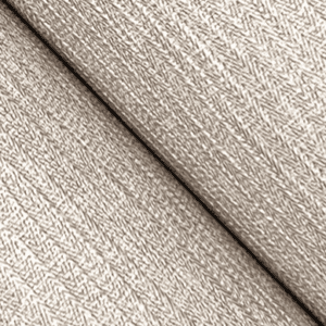 Beige textured fabric roll detail.
