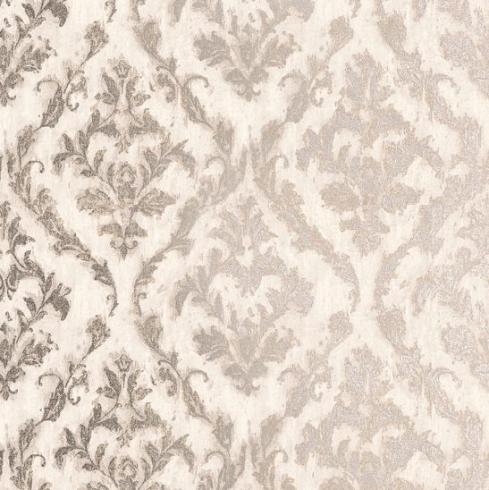 Beige damask wallpaper texture.