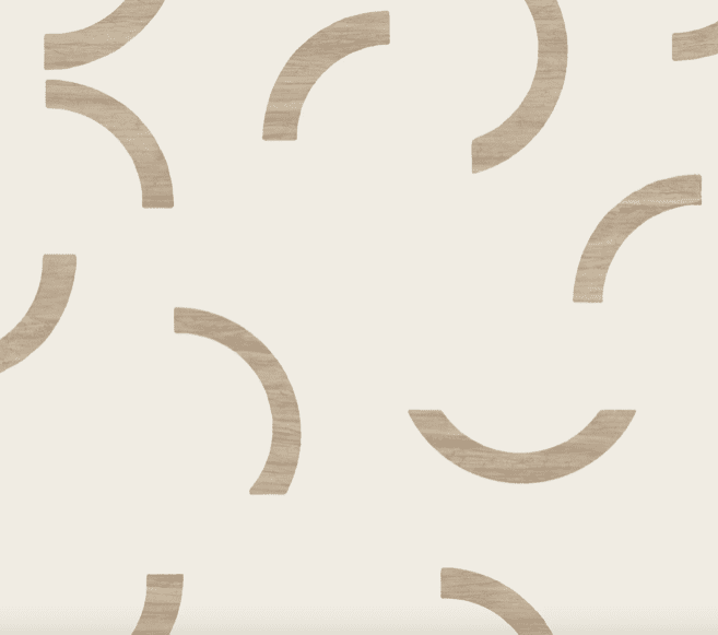 Beige curved lines on white background.