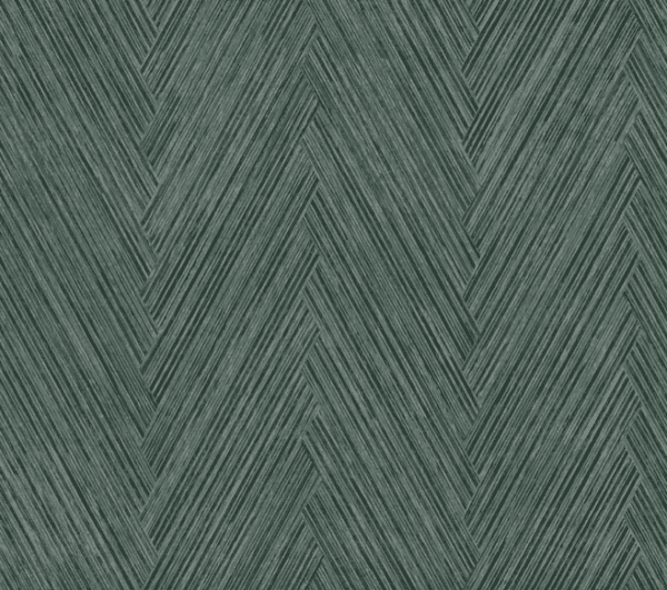 Dark green herringbone textured pattern.