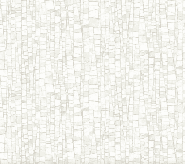 White mosaic tile textured background.