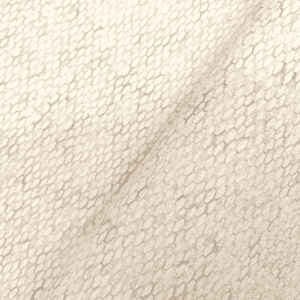 Beige snakeskin textured fabric.