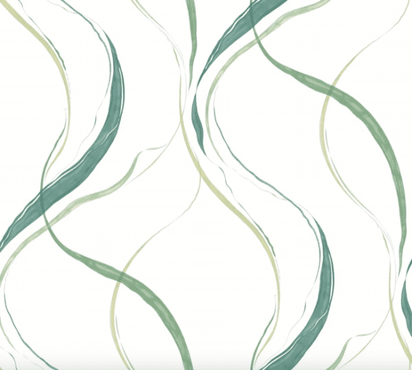 Abstract green watercolor pattern design.