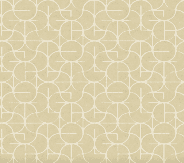 Beige geometric circle pattern background.