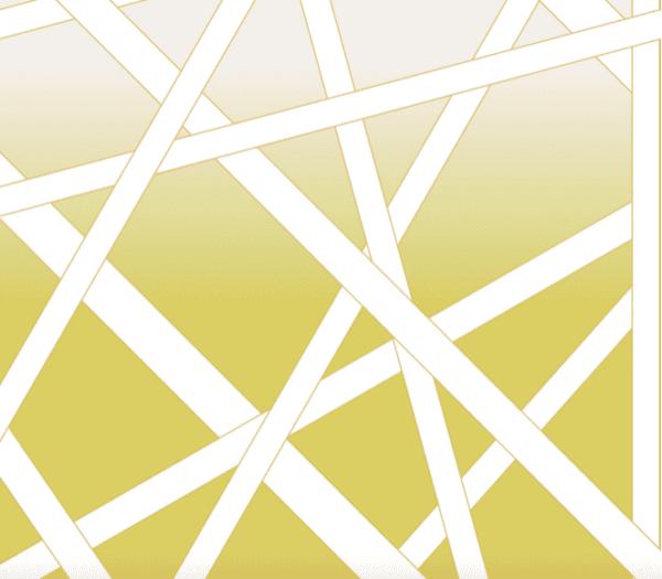 Abstract gold and white lines.