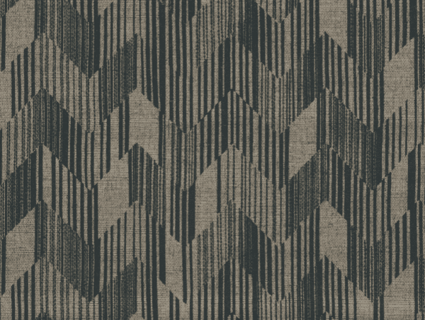 Abstract geometric beige and dark gray textile.