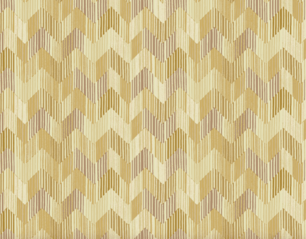 Beige and gold chevron pattern.