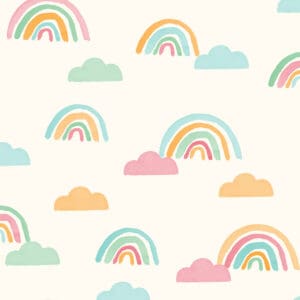 Over The Rainbow Painted Skies