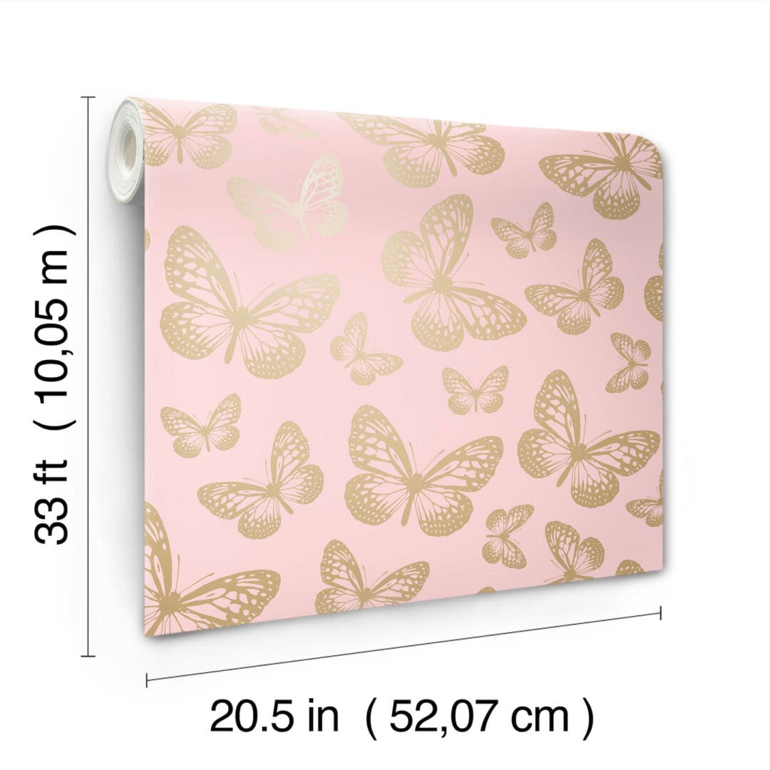 Metallic Butterflies Whimsical - Image 3